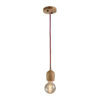 QUVIO Hanglamp hout - QUV5043L-WOOD