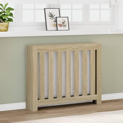 VidaXL Radiatorombouw 104x20x82 cm bewerkt hout sonoma eikenkleurig