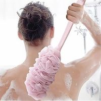 doucheborstel loofah spons met lang handvat body back mesh scrubber badborstel huid exfoliërende massageborstel badaccessoires Lightinthebox