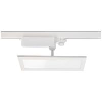 Deko Light Panel Track 230V-railsysteem lamp LED vast ingebouwd 20 W Energielabel: E (A - G) LED Verkeerswit (RAL 9016) - thumbnail