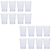 Excellent Houseware luxe drink glazen - 16x stuks - 200ml