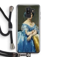 Eleonore: Samsung Galaxy J8 (2018) Transparant Hoesje met koord
