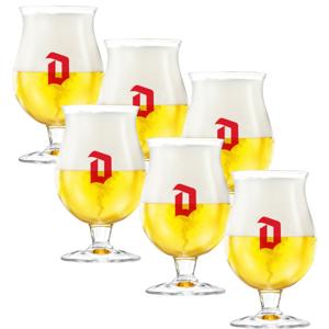 Duvel bierglazen op voet - 33cl - 6 stuks