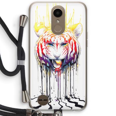 Fading: LG K10 (2017) Transparant Hoesje met koord