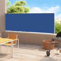Tuinscherm uittrekbaar 180x500 cm blauw - thumbnail