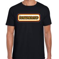Verkleed T-shirt voor heren - Duitsland - zwart - voetbal supporter - themafeest