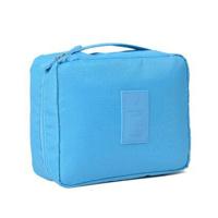 2 PC'S handige reizen cosmetische make-up toilettas geval Wash organisator opbergetui Bag (hemelsblauw)