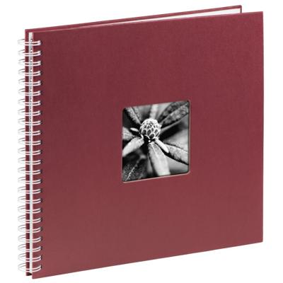 Hama Spiraalalbum Fine Art 36x32 Cm 50 Witte Pagina&apos;s Bordeaux