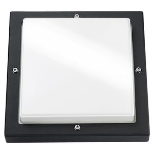 SG Basso LED Wandarmatuur E27 grafiet sensor IP65 IK10 623199