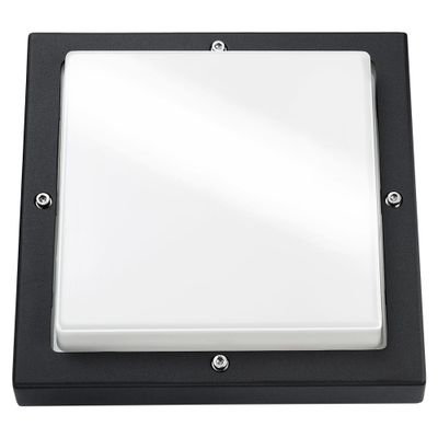 SG Basso LED Wandarmatuur E27 grafiet sensor IP65 IK10 623199