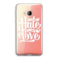 Turn hate into love: HTC U Play Transparant Hoesje