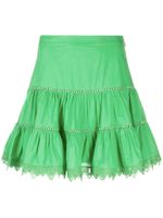 Charo Ruiz Ibiza Argy tiered miniskirt - Vert - thumbnail