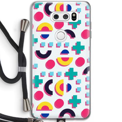 8-bit N°2: LG V30 Transparant Hoesje met koord