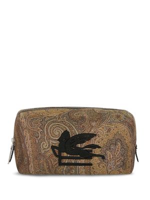 ETRO trousse de toilette à imprimé cachemire - Tons neutres