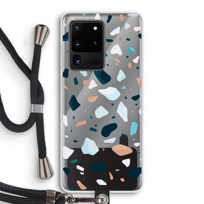 Terrazzo N°13: Samsung Galaxy S20 Ultra Transparant Hoesje met koord
