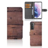 Samsung Galaxy S21 Plus | Book Style Case | Old Wood