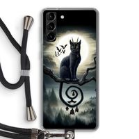 Moonlight Companions: Samsung Galaxy S21 Plus Transparant Hoesje met koord