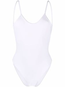 AMI Paris maillot de bain Ami de Coeur à dos ouvert - Blanc