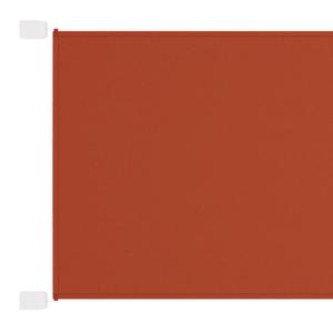 Luifel verticaal 100x800 cm oxford stof terracottakleurig