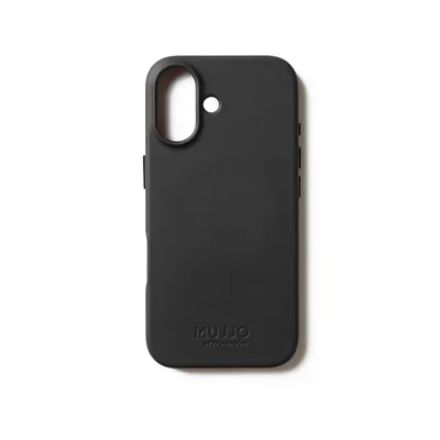Mujjo Volledig lederen hoesje iPhone 17 - Black