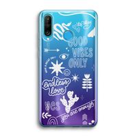 Good vibes: Huawei P30 Lite Transparant Hoesje