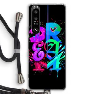 Dream: Sony Xperia 1 III Transparant Hoesje met koord