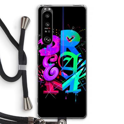 Dream: Sony Xperia 1 III Transparant Hoesje met koord