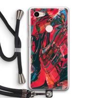 Endless Descent: Pixel 3 Transparant Hoesje met koord