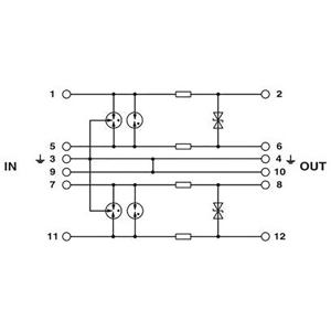 Phoenix Contact 2838225 PT 2XEX(I)-24DC-ST Overspanningsveilige stekker 1 stuk(s)