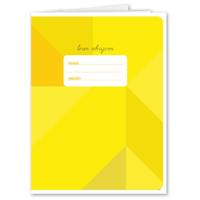 Schrift - A5 formaat - geel - schoolschrift - lijntjes - lijntjesschriften - basisschool
