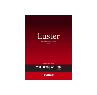 Canon LU-101 A 3+ Photo Papier Pro Luster 260 g, 20 vel