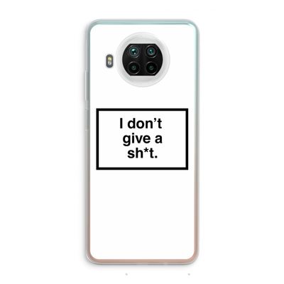 Don't give a shit: Xiaomi Mi 10T Lite 5G Transparant Hoesje
