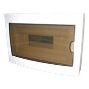 SEP -LS8 opbouw 8 module kast met din rail kleur wit 230x175x100mm IP40