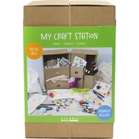 Creativ Company Mijn knutselstation textieldecoratie, diverse kleuren, 1 stuk/ 1 doos
