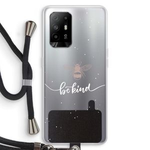 Be(e) kind: Oppo A94 5G Transparant Hoesje met koord