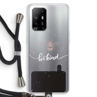 Be(e) kind: Oppo A94 5G Transparant Hoesje met koord