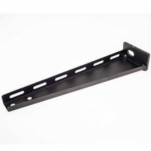 Wandbeugel voor kabelgoot 300mm breed zwart structuur