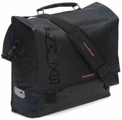 Newlooxs New looxs varo messenger schoudertas - zwart - waterdicht - 15l