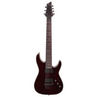 Schecter Hellraiser C-7 Black Cherry 7-snarige elektrische gitaar - thumbnail
