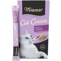 MIAMOR Cat Cream Malt & Cheese - Kattensnoepje - 6x15g