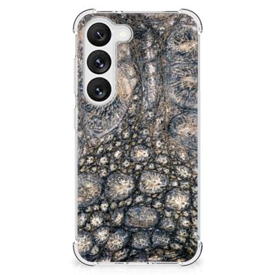 Samsung Galaxy S23 Case Anti-shock Krokodillenprint Samsung Galaxy S23 Case Anti-shock Krokodillenprint
