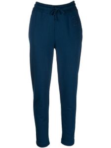 Sonia Rykiel pantalon de jogging à logo brodé - Bleu