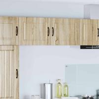 Keukenkast 2 pcs Sonoma Eiken 50 x 31 x 40 cm Bewerkt hout