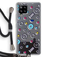 8-bit N°9: Samsung Galaxy A42 5G Transparant Hoesje met koord