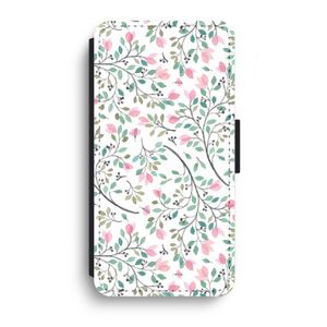 Sierlijke bloemen: iPhone XR Flip Hoesje