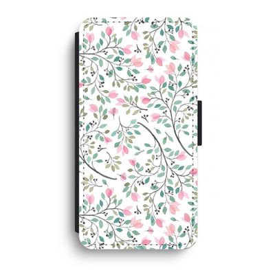 Sierlijke bloemen: iPhone XR Flip Hoesje