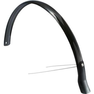 Eurofender lampo achterspartbord 58mm - 28 inch zwart