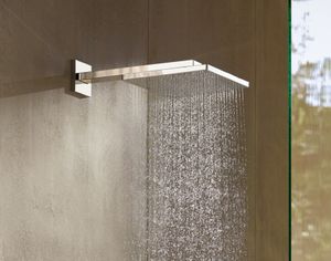 Hansgrohe Raindance E Square hoofddouche E300 1jet met douchearm 39cm 30x30cm EcoSmart chroom 26239000