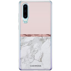 Huawei P30 siliconen telefoonhoesje - Rose all day