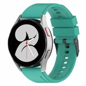 Siliconen gesp bandje - Turquoise - Samsung Galaxy Watch 3 - 41mm